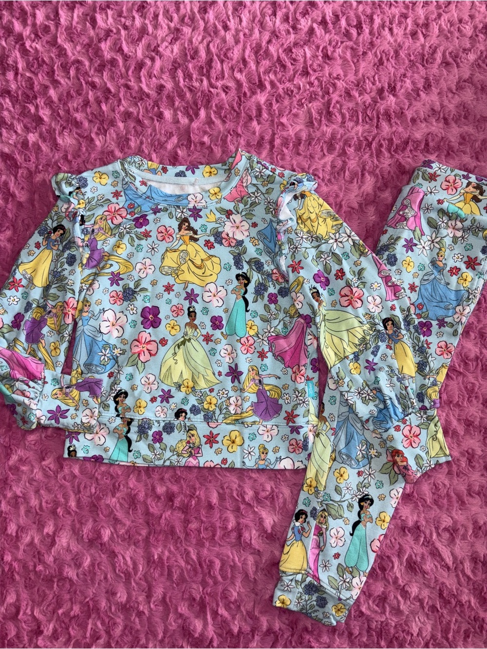 Posh Peanut Princess Sweatshirt and Jogger Set 3/4